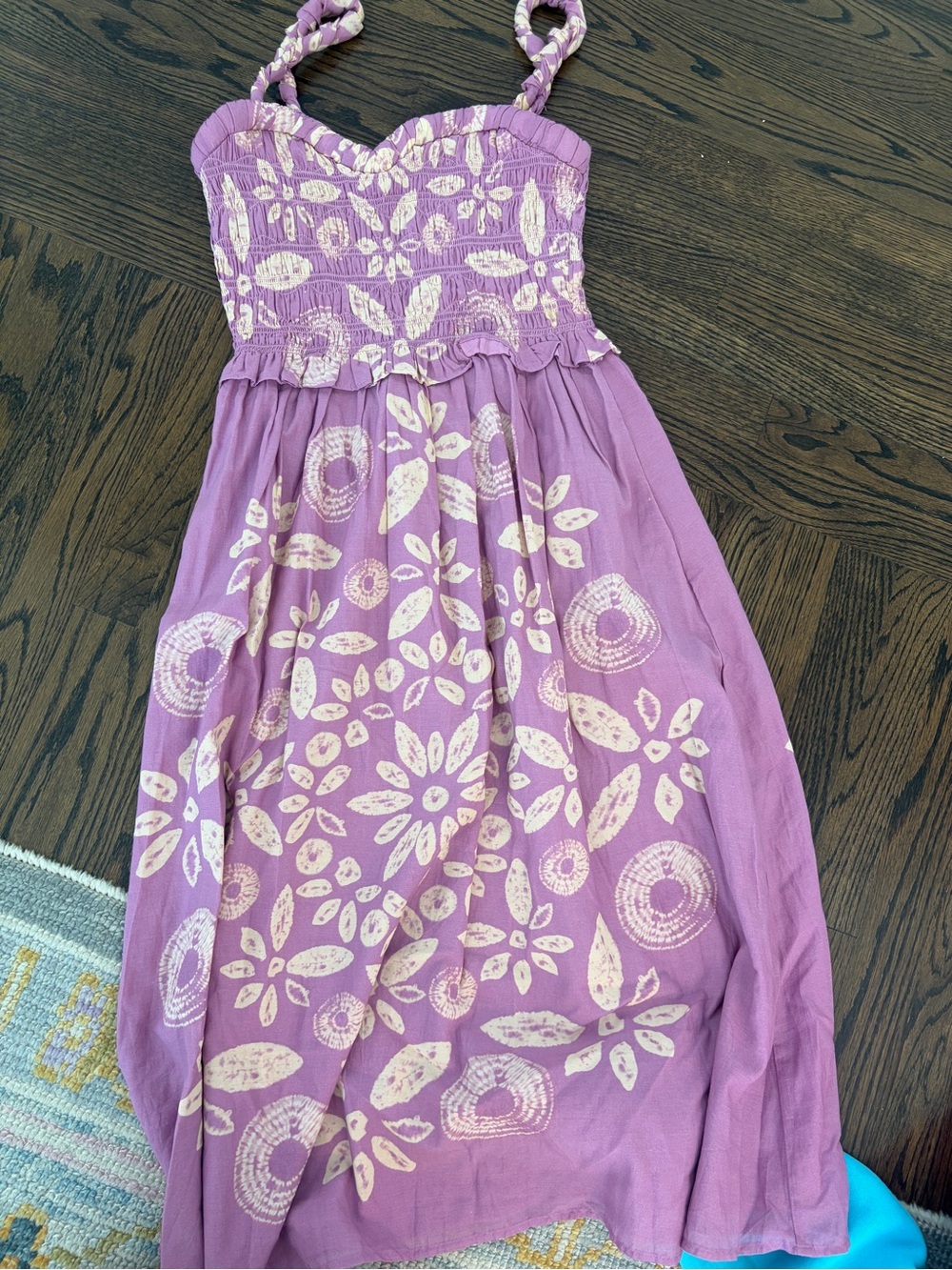 Sea New York Lavender Floral Maxi Dress